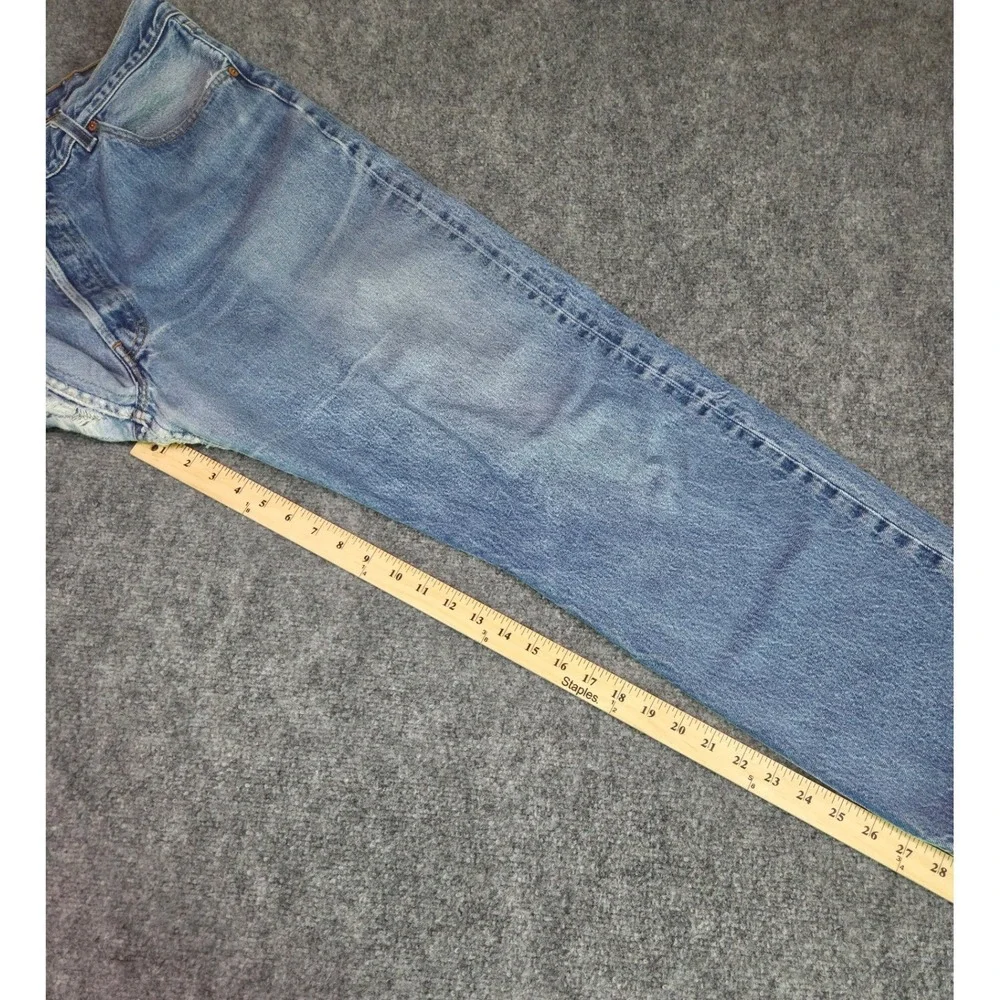 Vintage Levi's 501xx Jeans Mens 39x28 USA Made Button Fly Distressed Straight